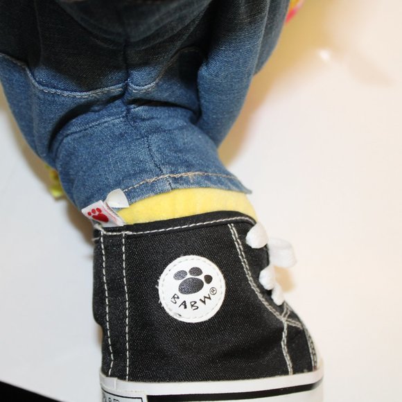 Build a Bear Minions Stuart Tie- dyed Shirt /Jean overalls/ Camo boxer S… - Picture 5 of 11